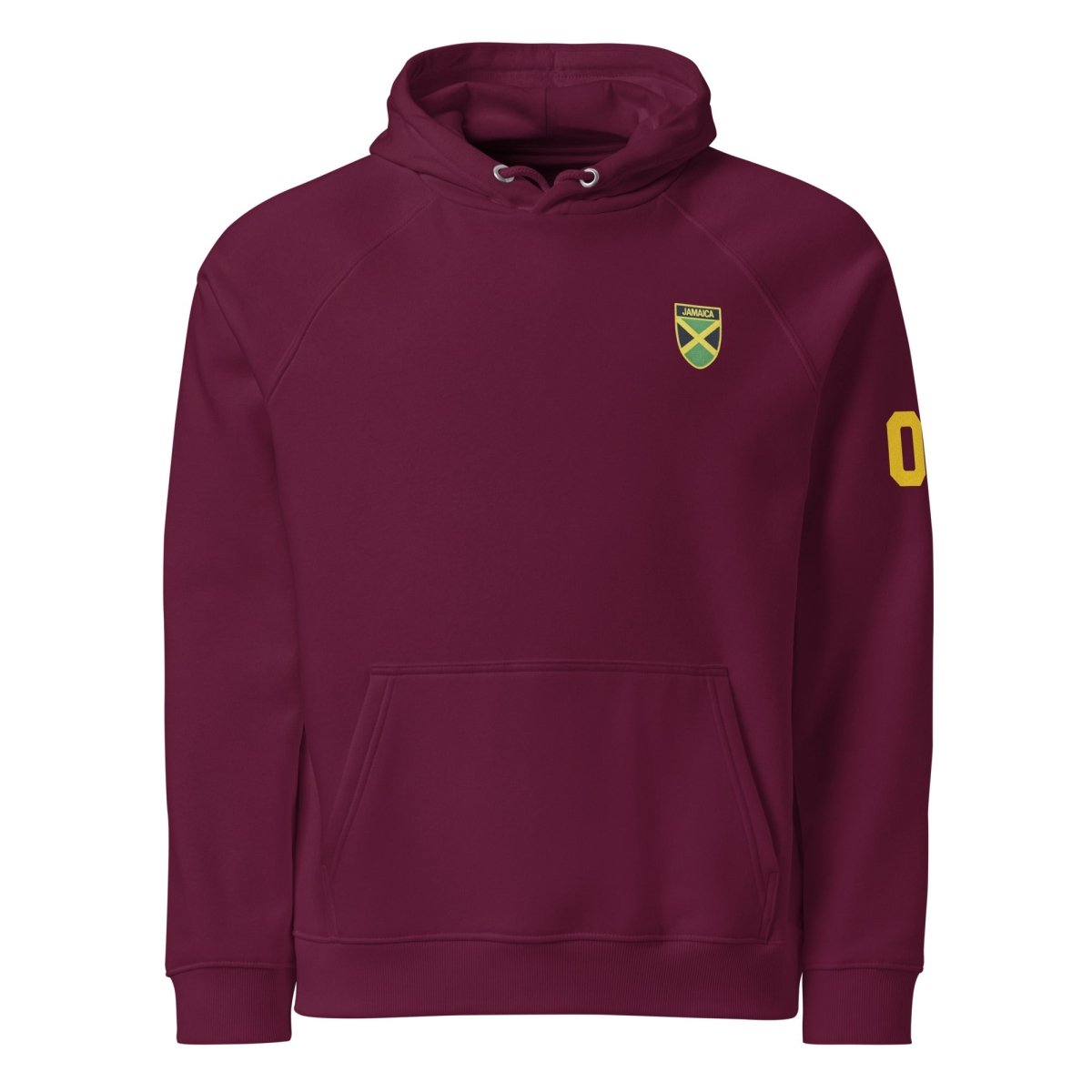 Jamaican Heritage Unisex Raglan Hoodie - Chinchilla Choons