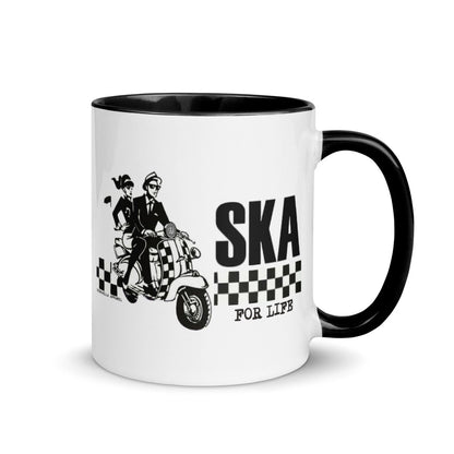 Ska For Life Ceramic Mug (White) - Chinchilla Choons