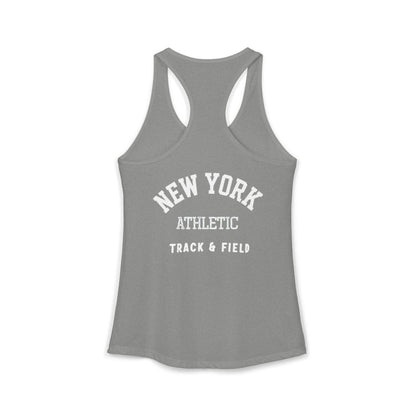 New York Varsity Women's Ideal Racerback Tank Top - Chinchilla Choons