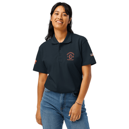 California Varsity Premium Pique Polo Shirt - Chinchilla Choons