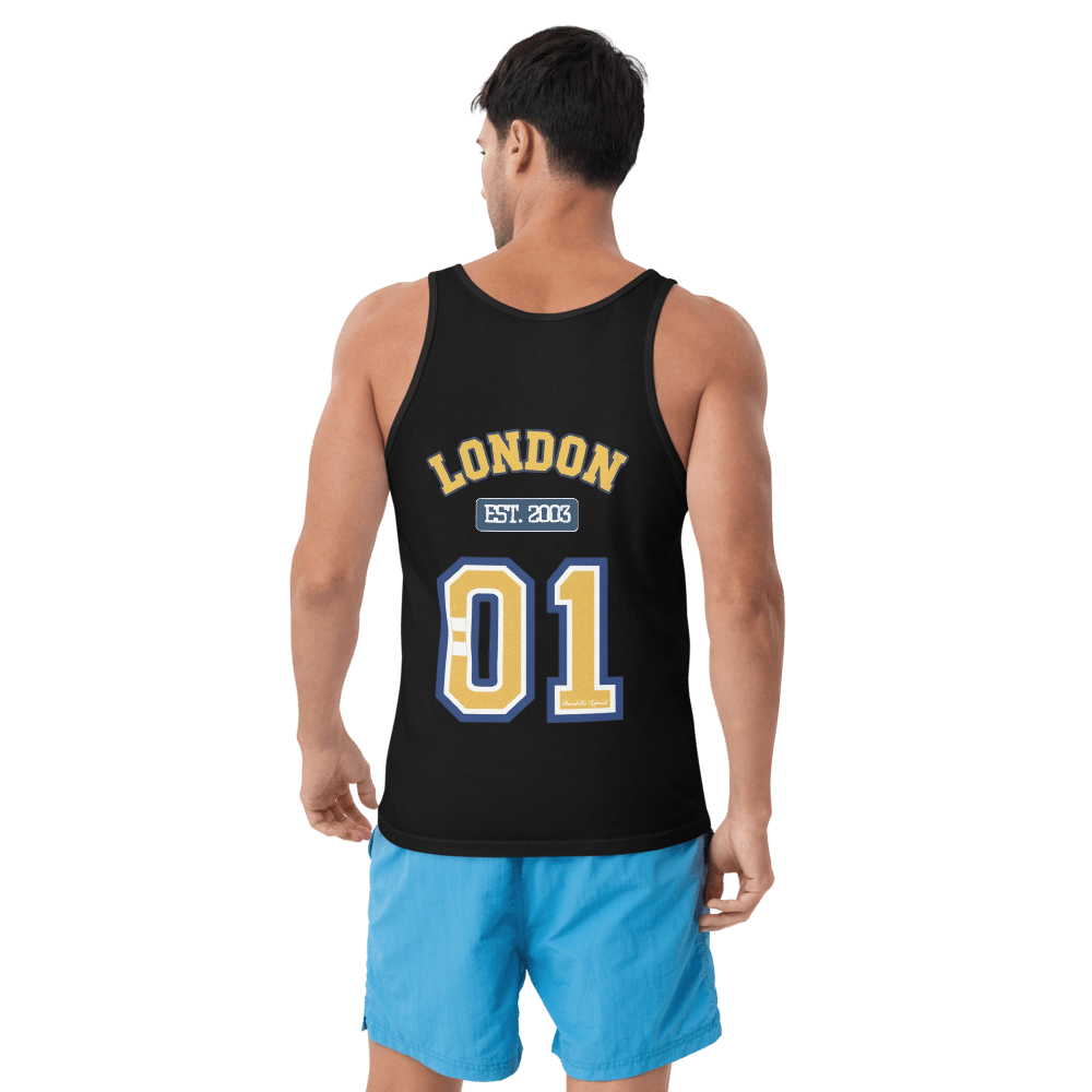 London Varsity Men's Tank Top - Chinchilla Choons