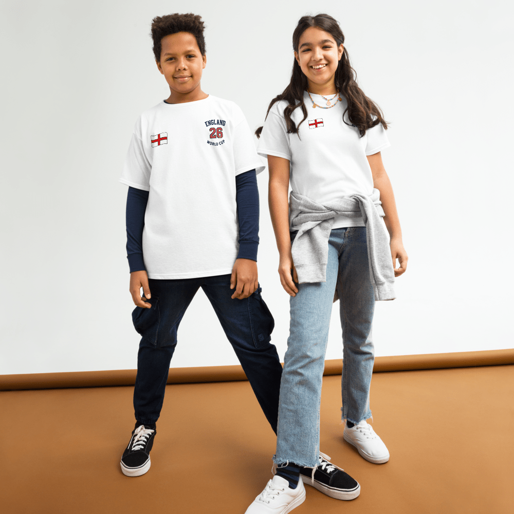 England World Cup 26 Youth Unisex Classic Tee - Chinchilla Choons