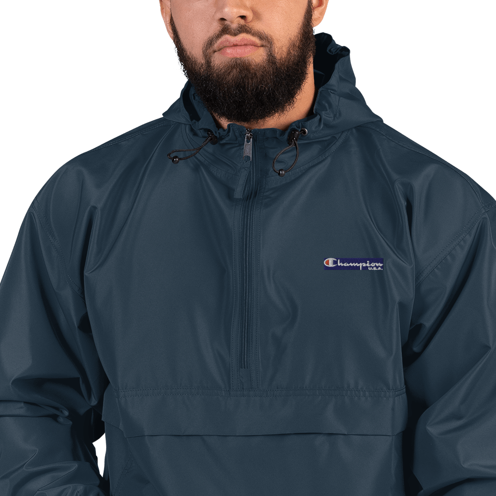 Champion Unisex Packable Anorak Jacket - Chinchilla Choons