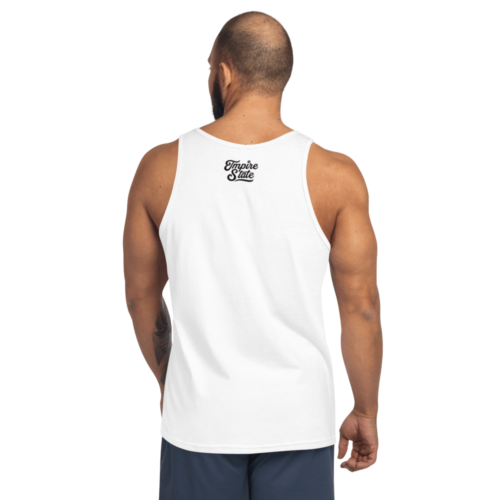 New York City Men's Tank Top (White) - Chinchilla Choons
