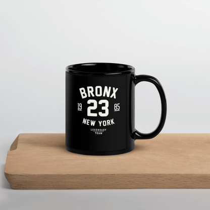 Bronx NY Black Glossy Mug - Chinchilla Choons