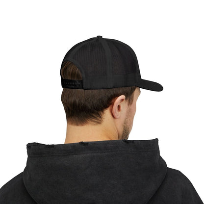 Bronx New York Embroidered Snapback Trucker Cap - Chinchilla Choons