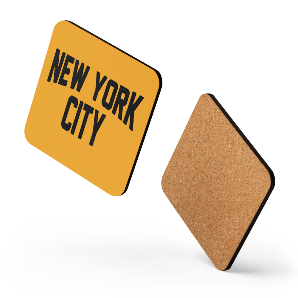 New York City Cork-back Coaster - Chinchilla Choons