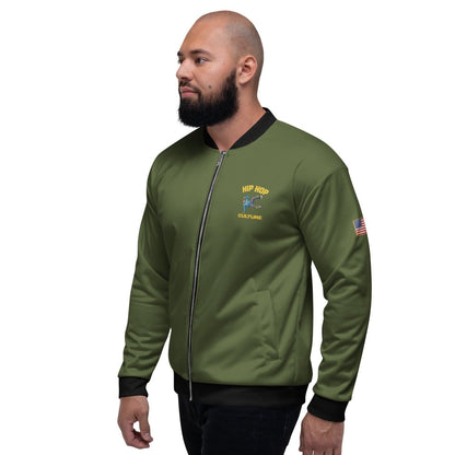 Representing Hip Hop Unisex Bomber Jacket - Chinchilla Choons
