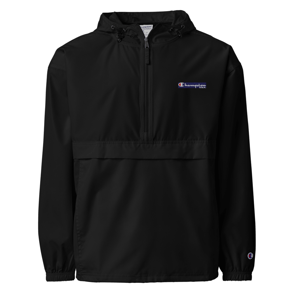 Champion Unisex Packable Anorak Jacket - Chinchilla Choons