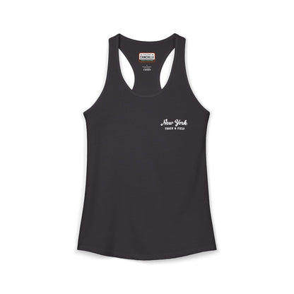 New York Varsity Women's Ideal Racerback Tank Top - Chinchilla Choons