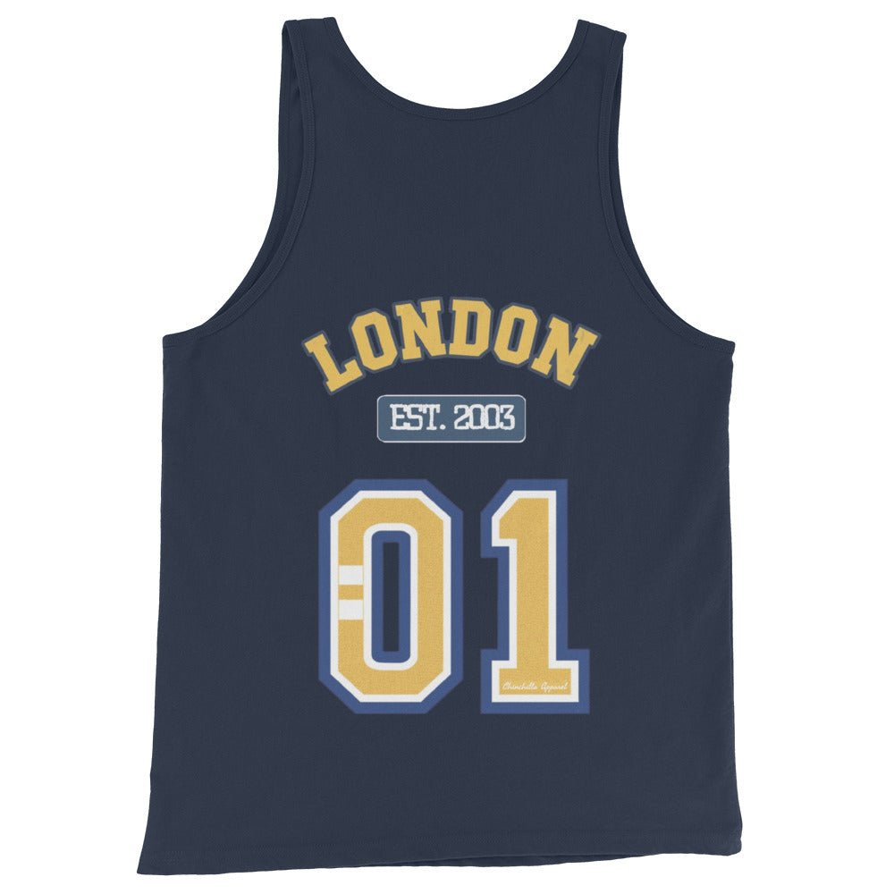 London Varsity Men's Tank Top - Chinchilla Choons