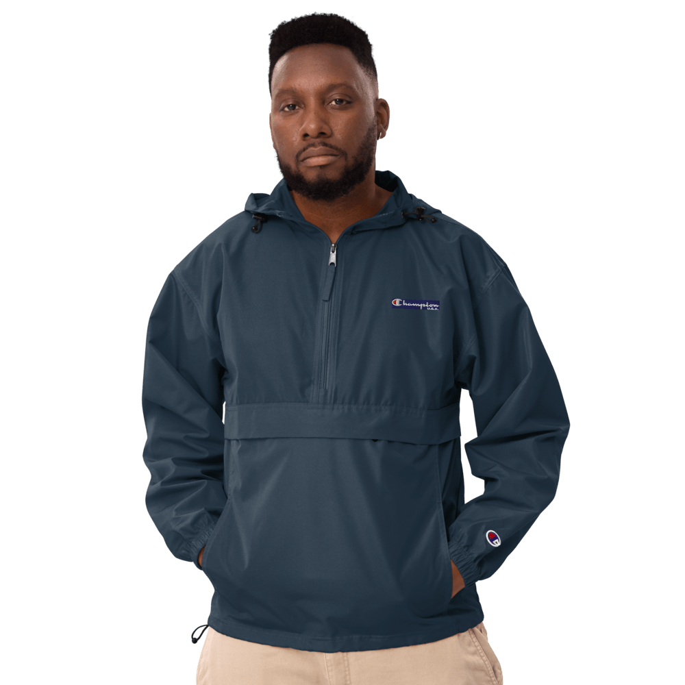 Champion Unisex Packable Anorak Jacket - Chinchilla Choons