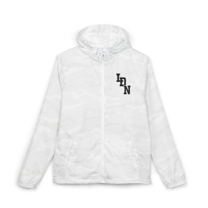 London Varsity Windbreaker Jacket — Lightweight Full-Zip Hooded Jacket - Chinchilla Choons
