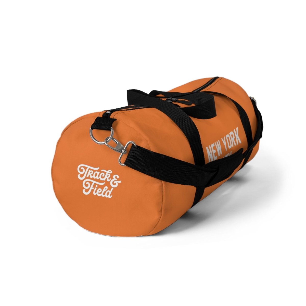 New York City Duffel Gym Bag, (Orange) - Chinchilla Choons