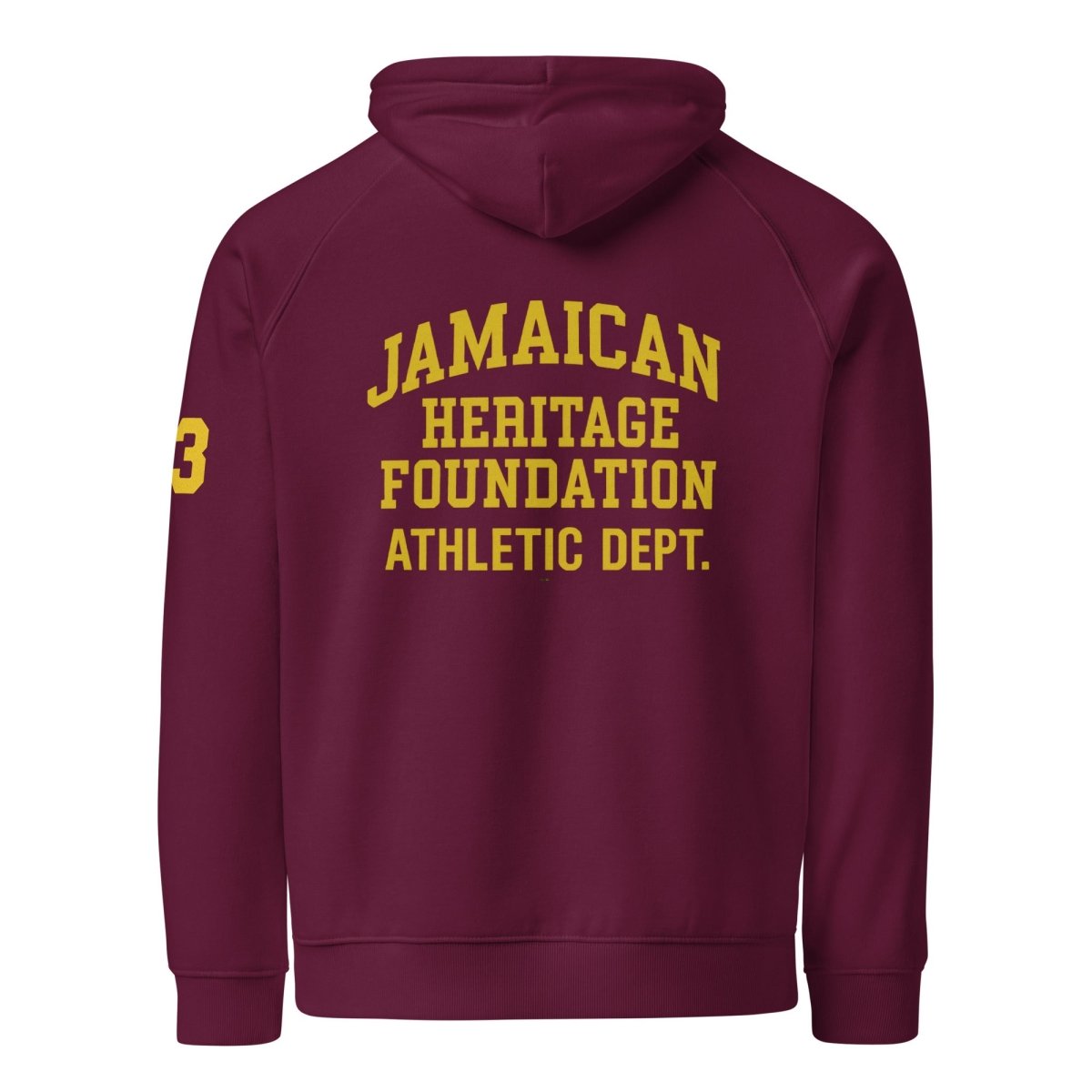 Jamaican Heritage Unisex Raglan Hoodie - Chinchilla Choons
