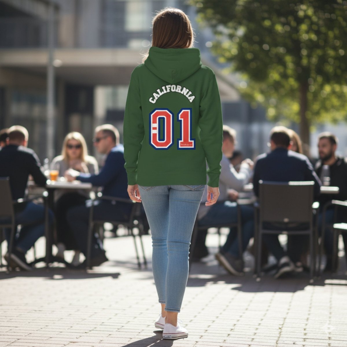 California Varsity Unisex Hoodie - Chinchilla Choons