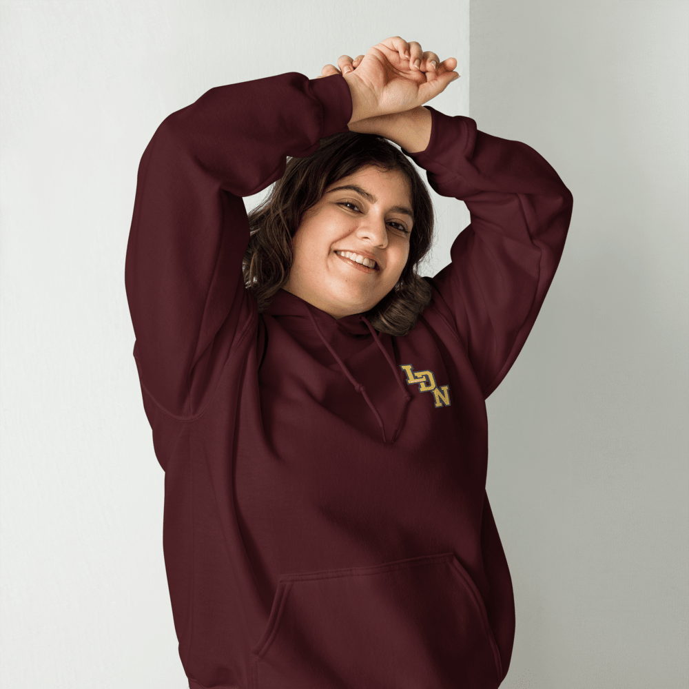 London Varsity Unisex Hoodie - Chinchilla Choons