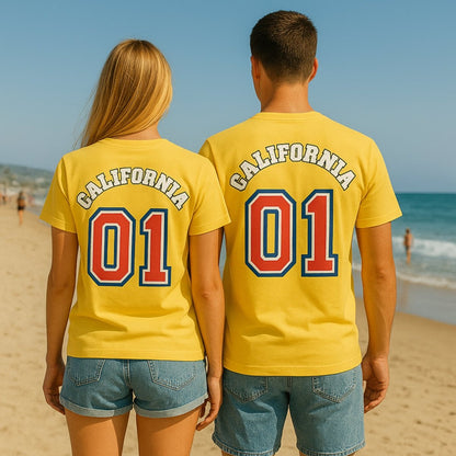 California Varsity Unisex T-Shirt - Chinchilla Choons