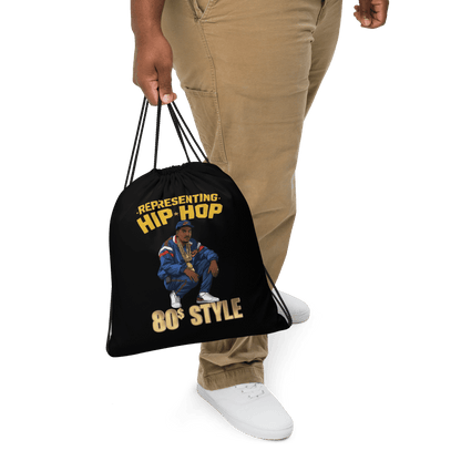 Representing Hip Hop Drawstring Bag - Chinchilla Choons