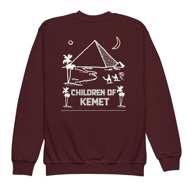 Children Of Kemet Youth Crewneck Sweatshirt - Chinchilla Choons
