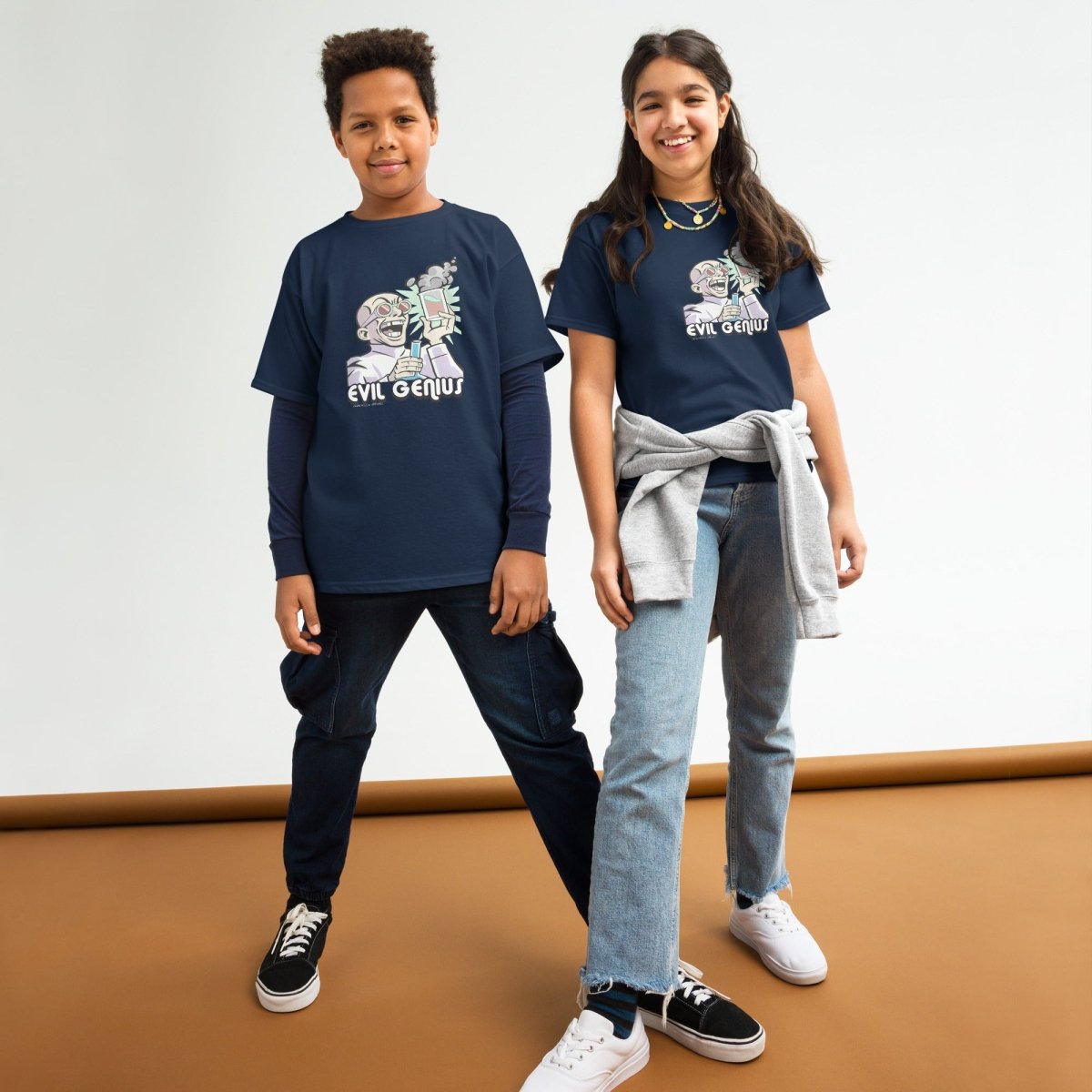 Evil Genius Youth Classic Tee - Chinchilla Choons