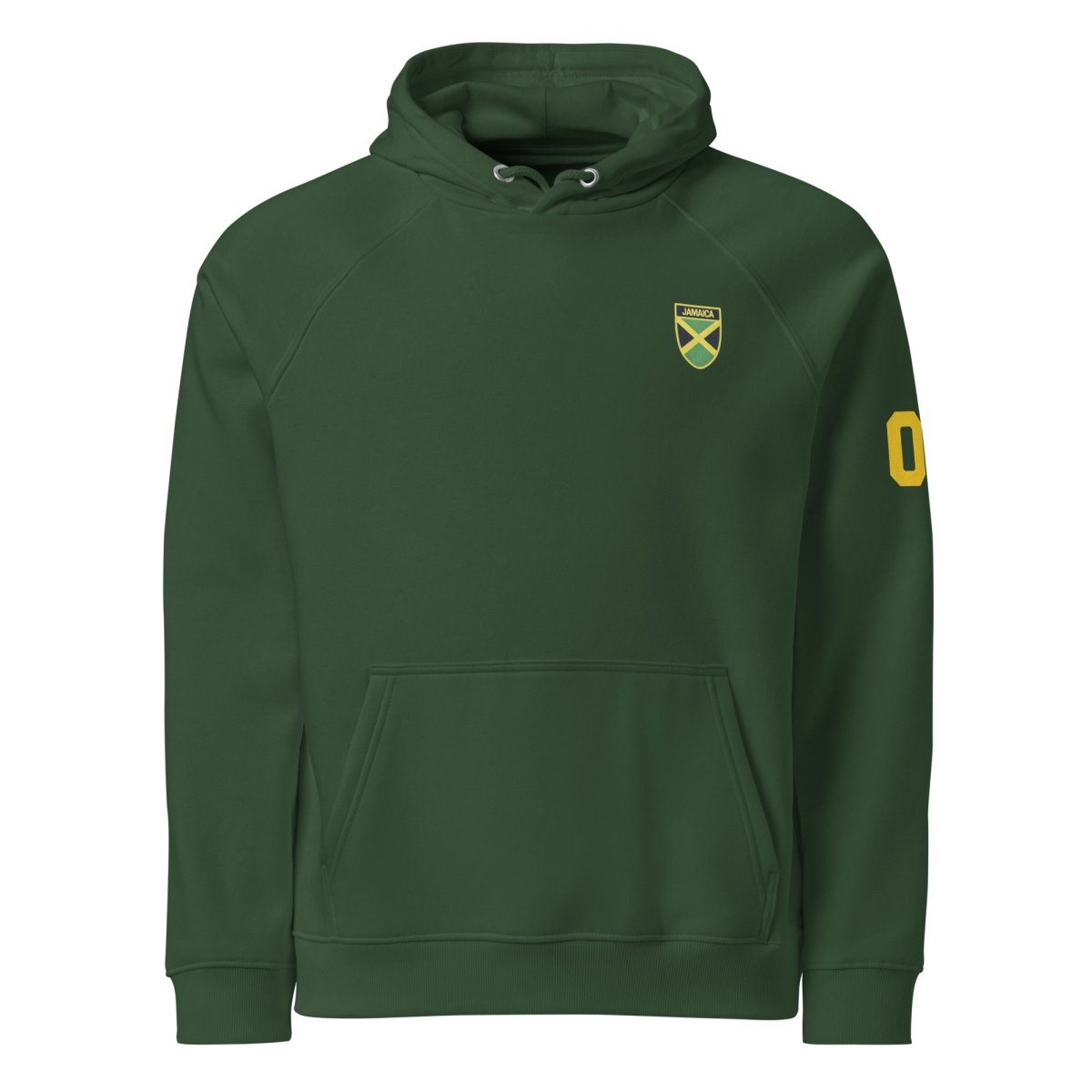 Jamaican Heritage Unisex Raglan Hoodie - Chinchilla Choons