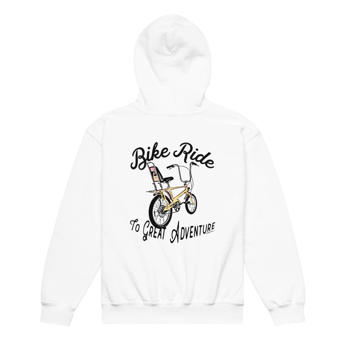 Chopper 75 Youth Heavy Blend Hoodie (White) - Chinchilla Choons