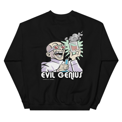 Evil Genius Unisex Sweatshirt - Chinchilla Choons