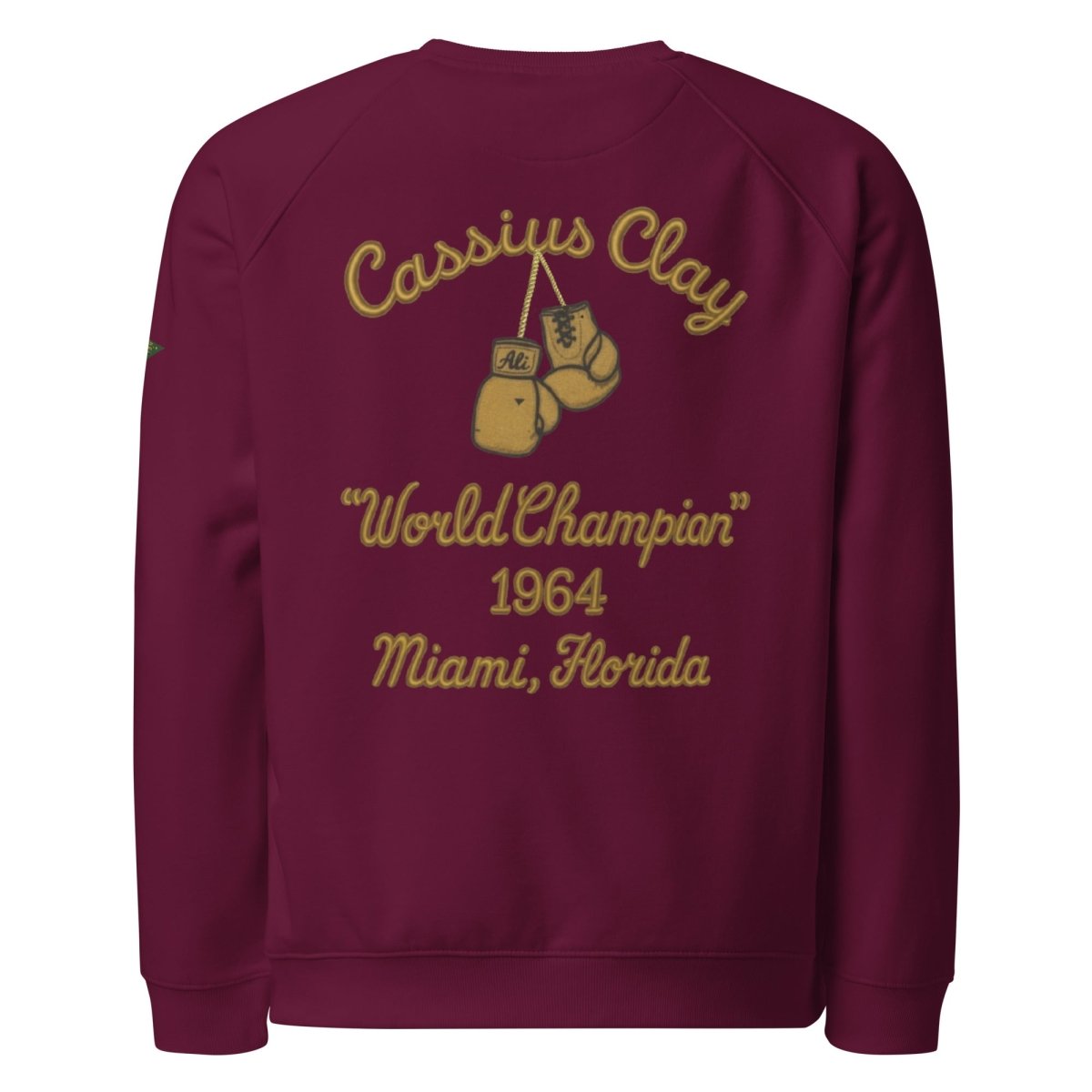 Cassius Clay Unisex Organic Sweatshirt - Chinchilla Choons