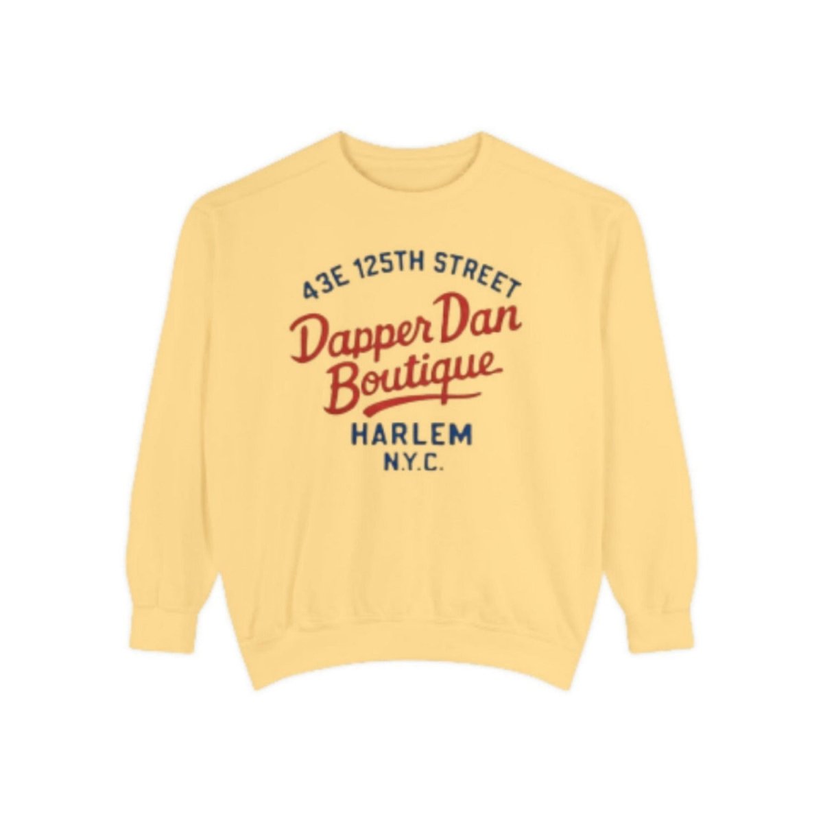 Dapper Dan Boutique Sweatshirt — 125th Street Retro Crewneck - Chinchilla Choons