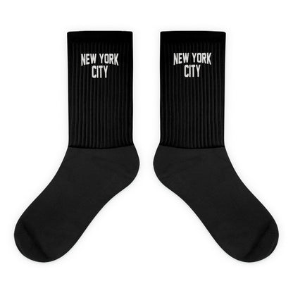 New York City Unisex Socks (Black) - Chinchilla Choons