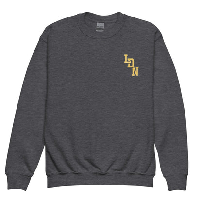London Varsity Youth Crewneck Sweatshirt - Chinchilla Choons