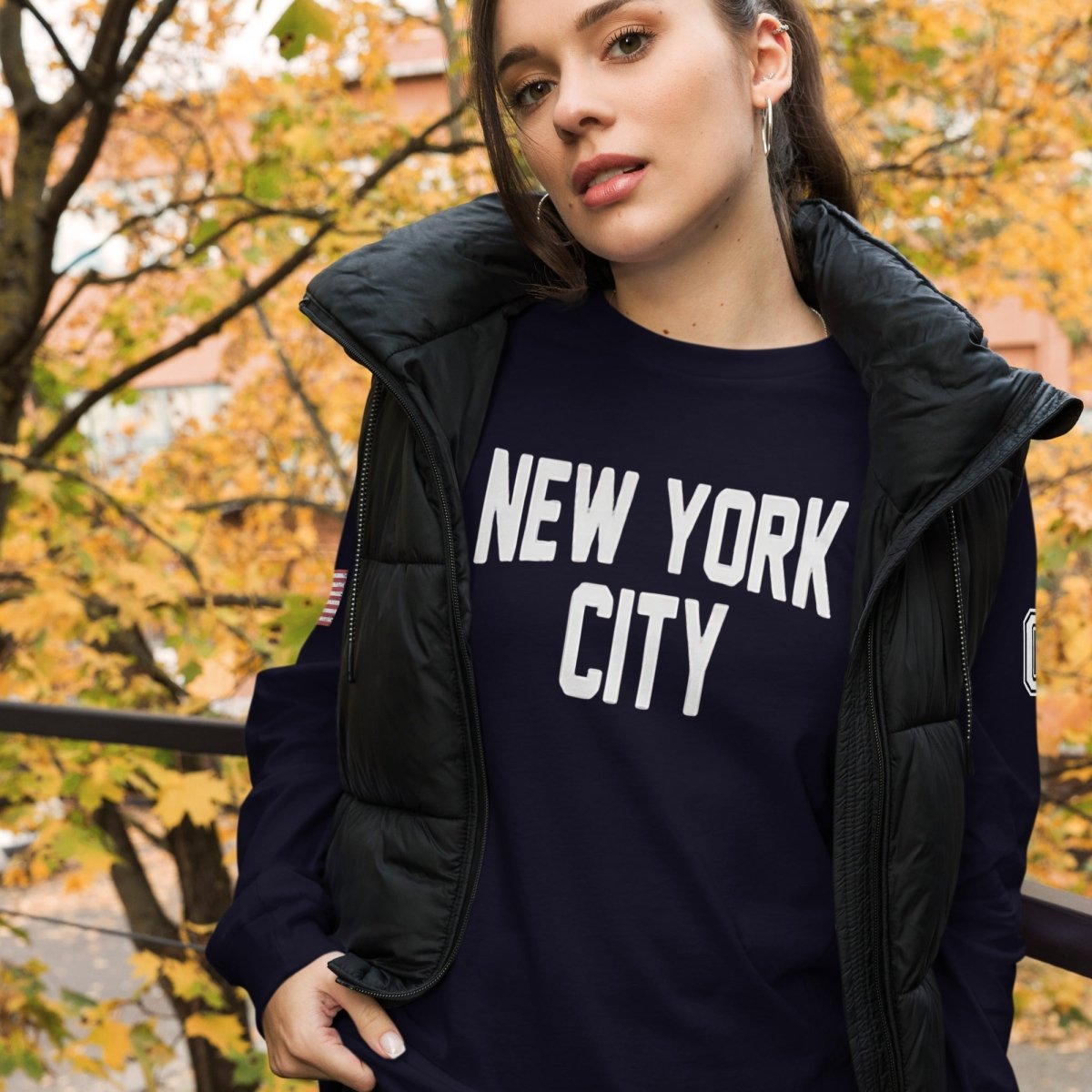 New York City Unisex Long Sleeve Tee - Chinchilla Choons