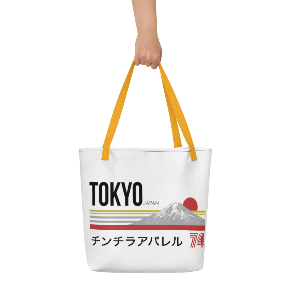 Tokyo 74 Large Tote Bag - Chinchilla Choons