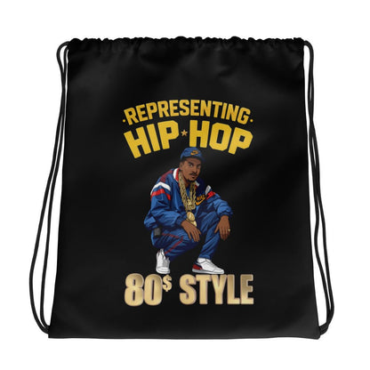 Representing Hip Hop Drawstring Bag - Chinchilla Choons