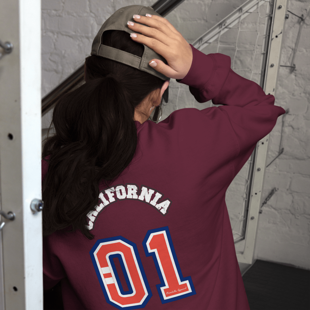 California Varsity Unisex Sweatshirt - Chinchilla Choons