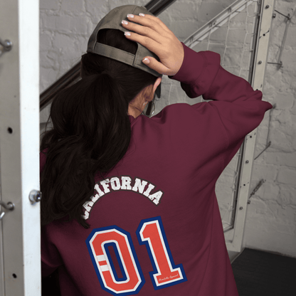 California Varsity Unisex Sweatshirt - Chinchilla Choons