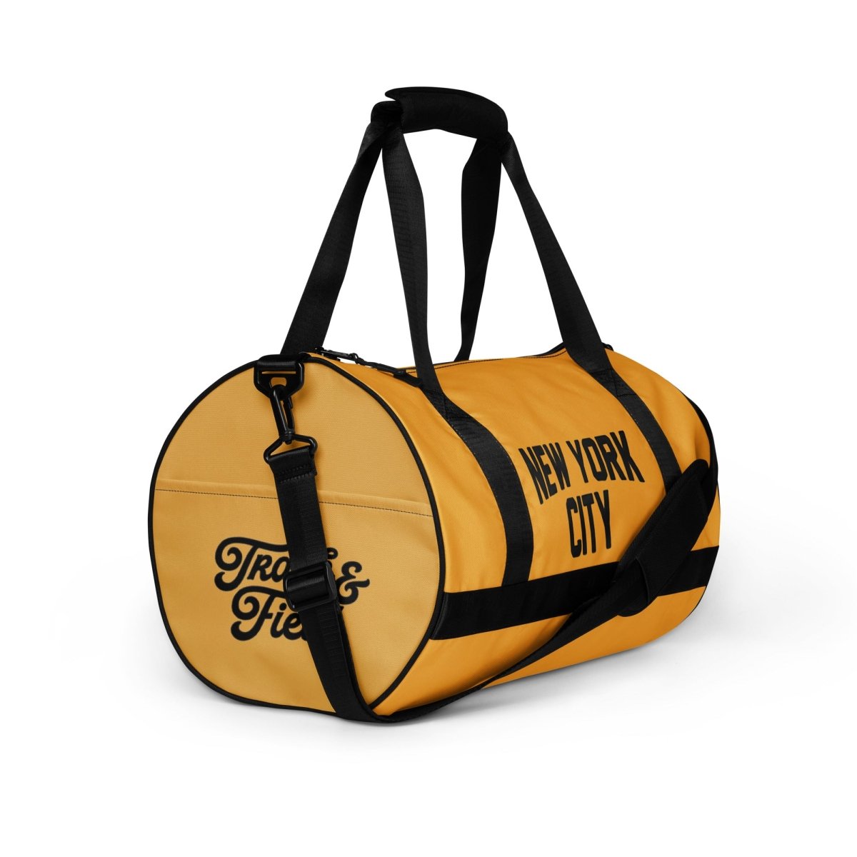 New York City Duffel Gym Bag - Gold / Black - Chinchilla Choons