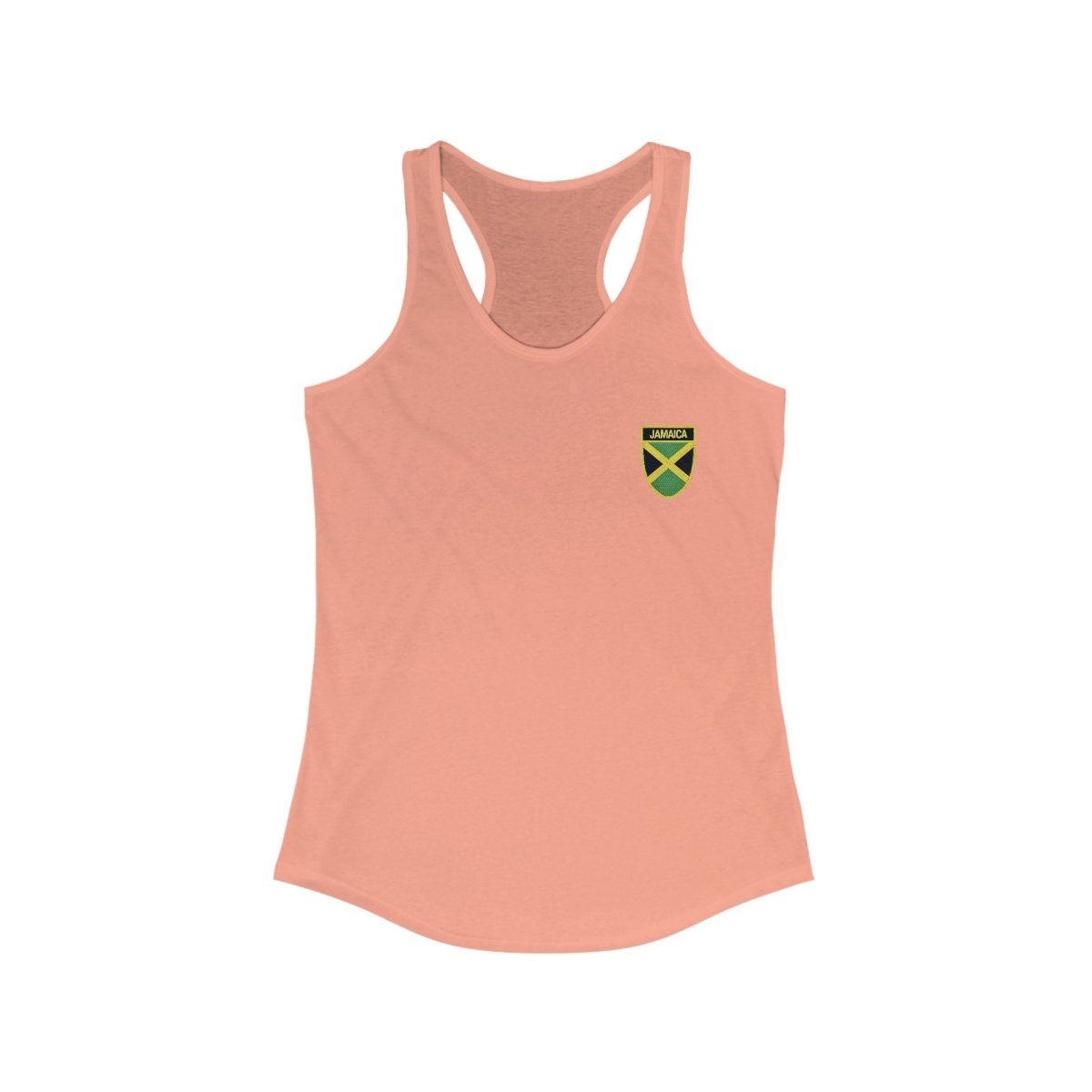 Jamaican Heritage Women Racerback Tank Top - Chinchilla Choons