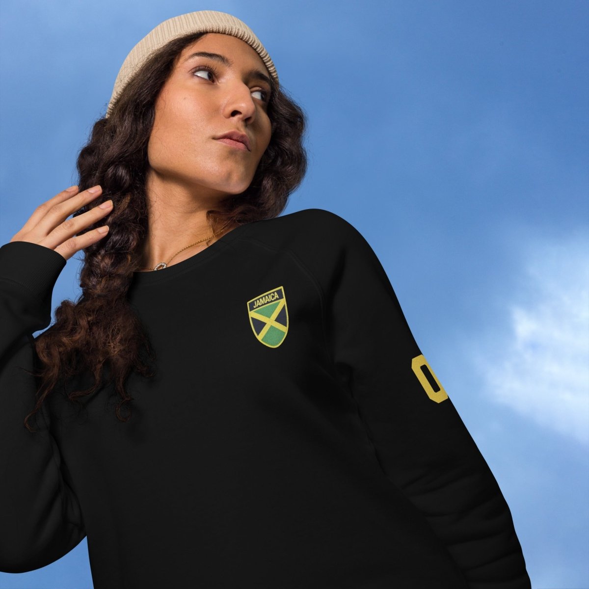 Jamaican Heritage Unisex Organic Sweatshirt - Chinchilla Choons