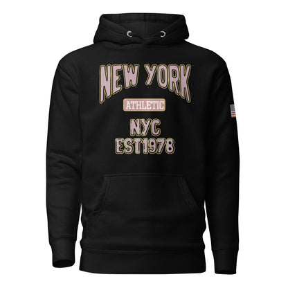 New York Athletic Premium Unisex Hoodie - Chinchilla Choons