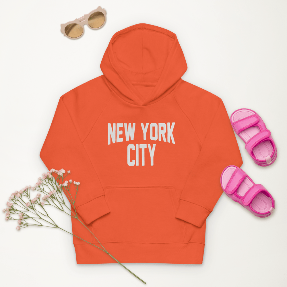 New York City Unisex Kids Hoodie - Chinchilla Choons