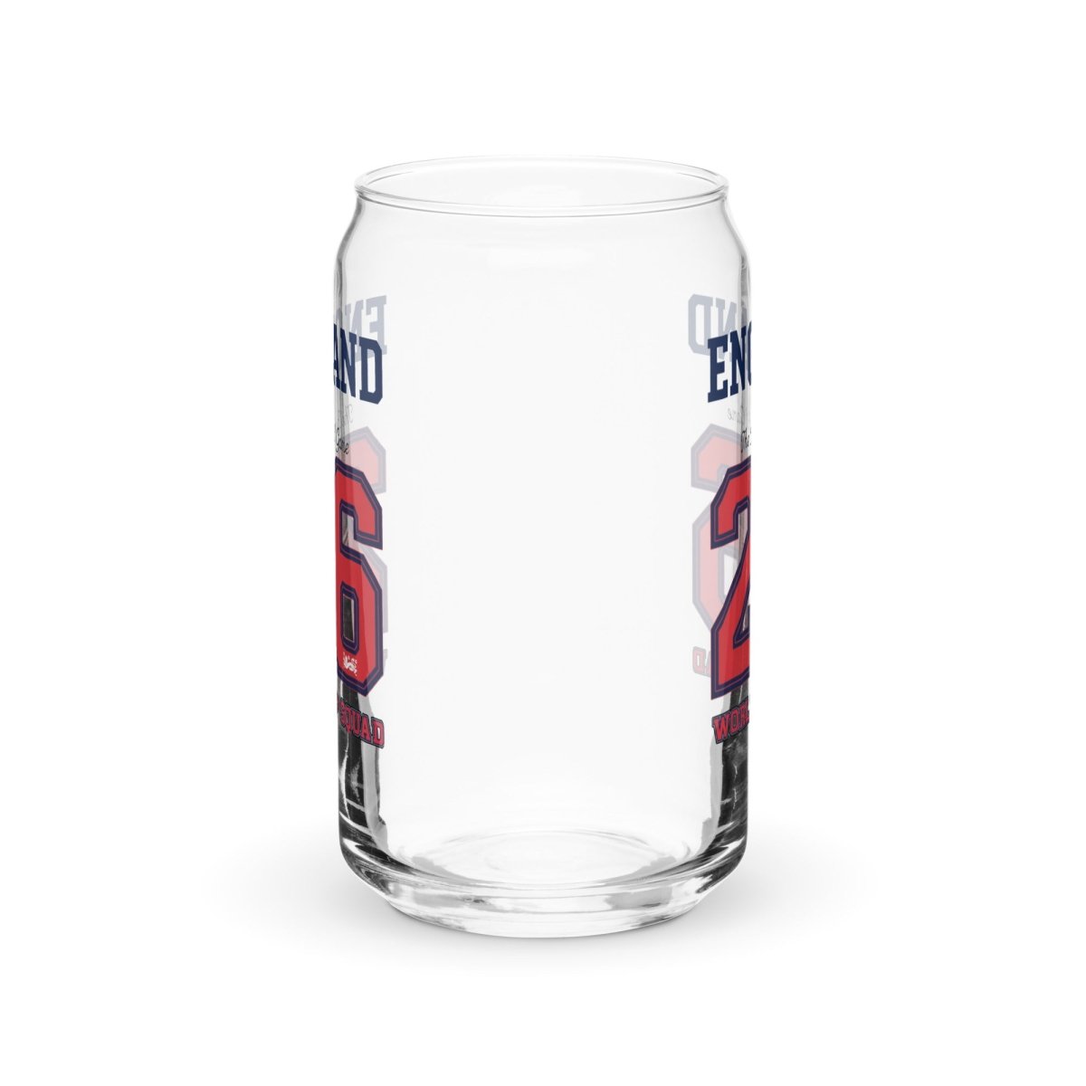 England World Cup '26' Can - Shaped Glass - Chinchilla Choons