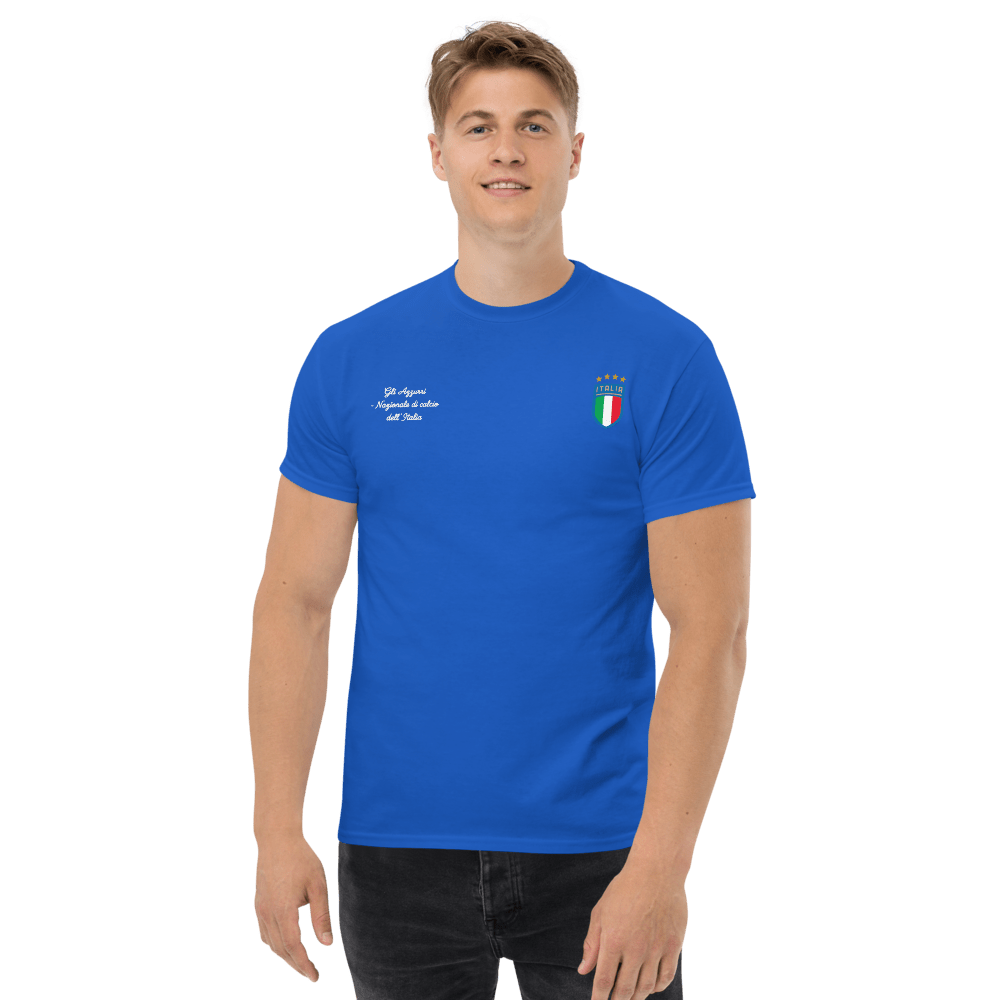 Italia Football Unisex Classic Tee - Chinchilla Choons