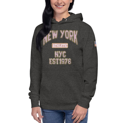 New York Athletic Premium Unisex Hoodie - Chinchilla Choons