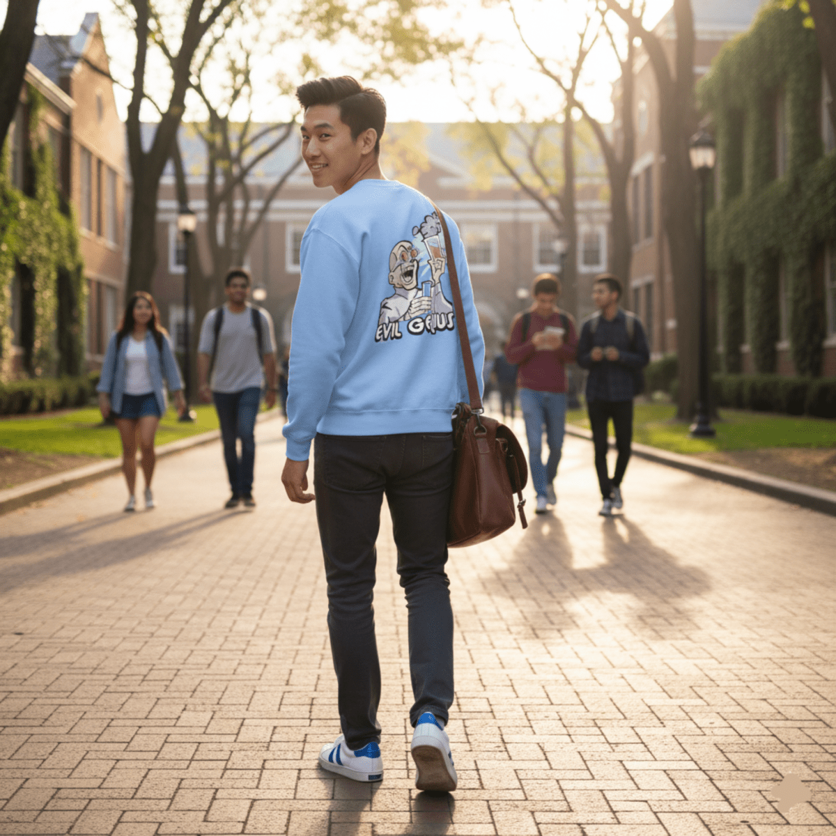 Evil Genius Classic Unisex Sweatshirt - Chinchilla Choons