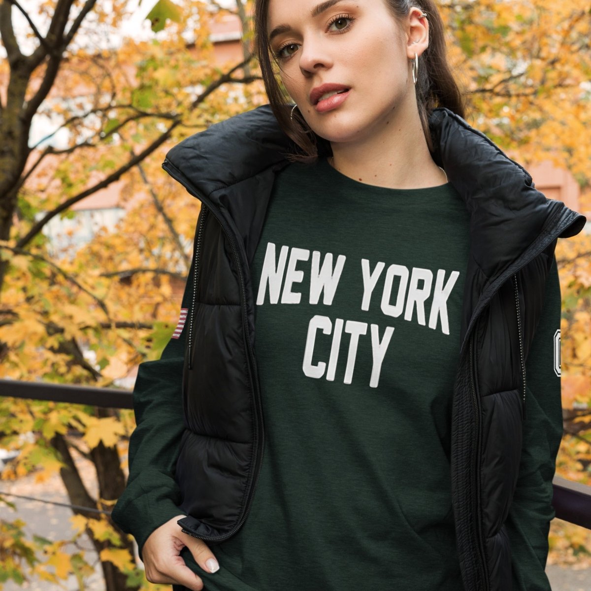 New York City Unisex Long Sleeve Tee - Chinchilla Choons