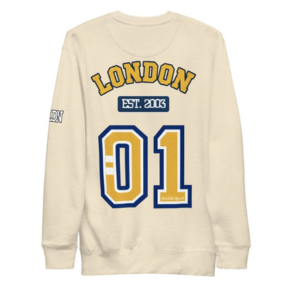 London Varsity Unisex Premium Sweatshirt - Chinchilla Choons