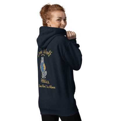Lone Wolf Unisex Hoodie - Chinchilla Choons