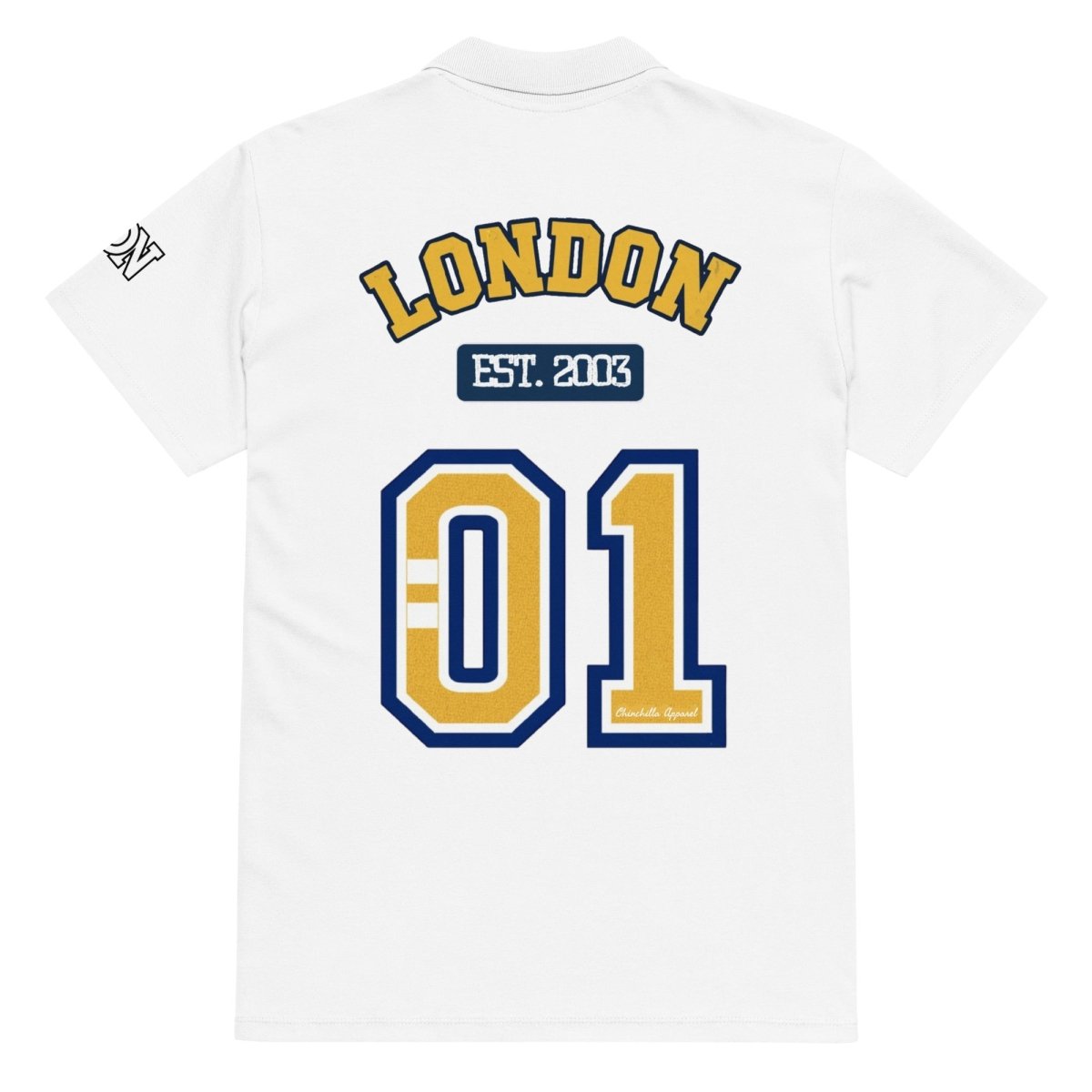 London Varsity Pique Polo Shirt - Chinchilla Choons